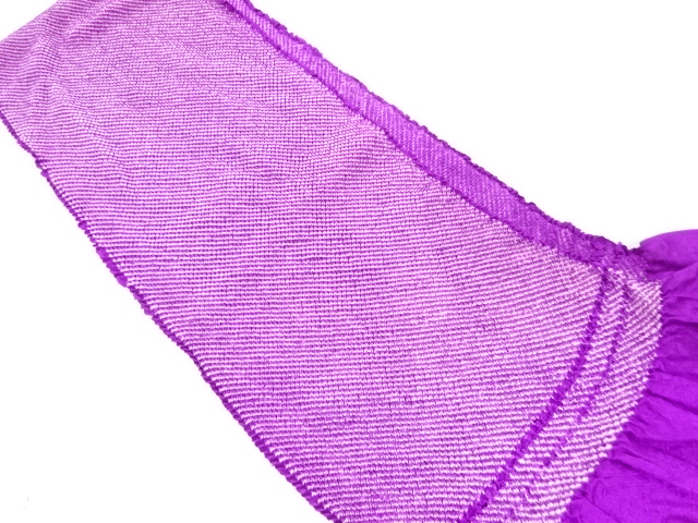 正絹　振袖用　絞り　帯揚げ